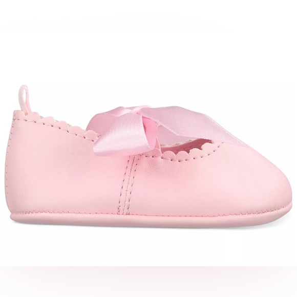 Baby Girls Soft Sole Ballet Flats, Created for Macy's Sz 3 Like New - Picture 6 of 8